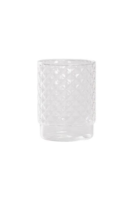 Isolano Borosilicate Glass Tumbler Clear Ø.83x100mm. CL.45 - Set of 4