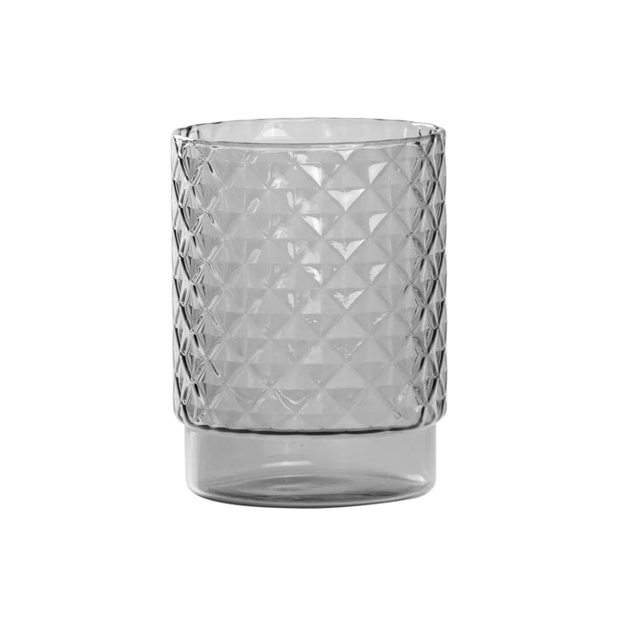 Isolano Borosilicate Glass Tumbler Gray Ø.83x100mm. CL.45 - Set of 4