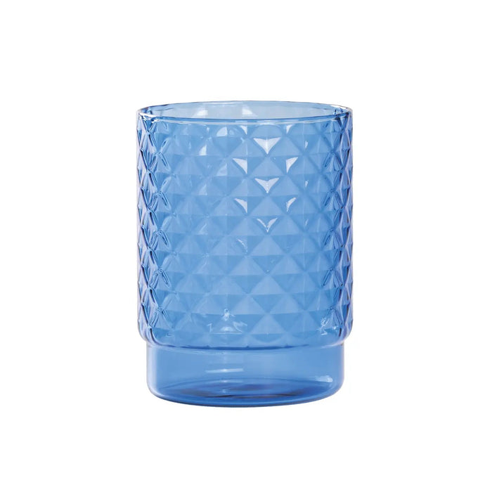Isolano Borosilicate Glass Tumbler Light Blue Ø.83x100mm. CL.45 - Set of 4