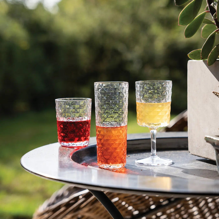 Veneziano Mixology Distillate Glass Clear Set of 4