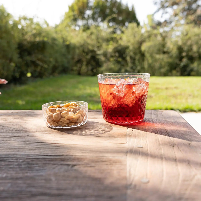 Veneziano Mixology Bowl Clear Set of 4