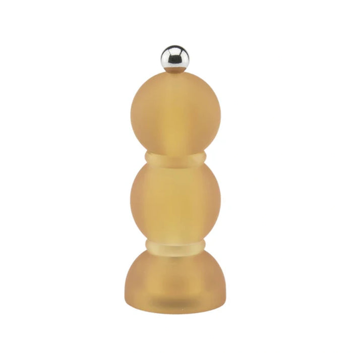 Amber Frosty Mini Bob Salt Or Pepper Mill - 14cm