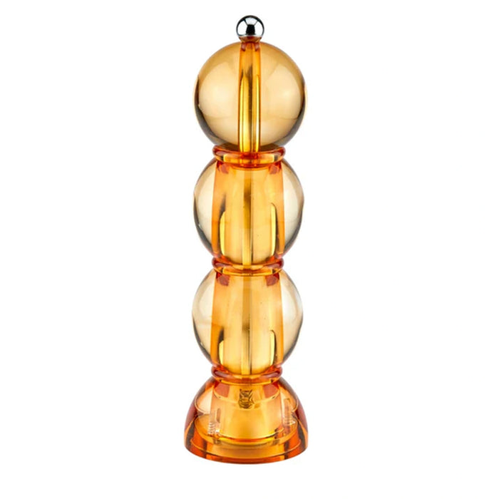 Amber Icy Bobbin Salt Or Pepper Mill - 24cm