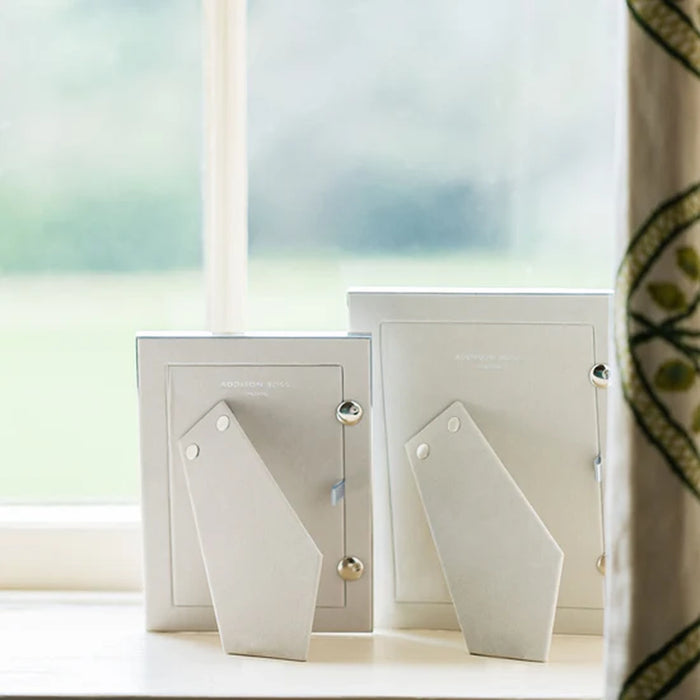 Black Enamel & Gold Curve Frame