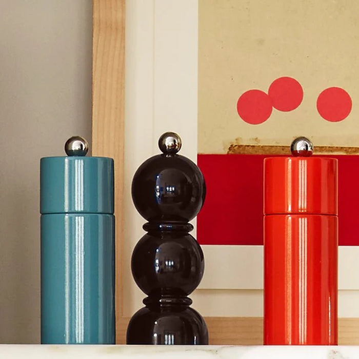 Black Mini Bob Salt Or Pepper Mill - 14cm