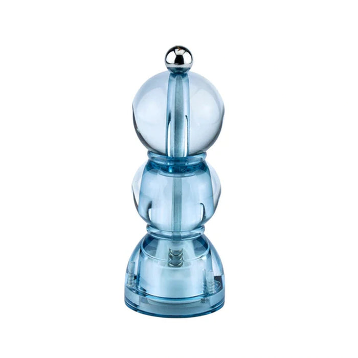 Blue Icy Mini Bob Salt Or Pepper Mill - 14cm