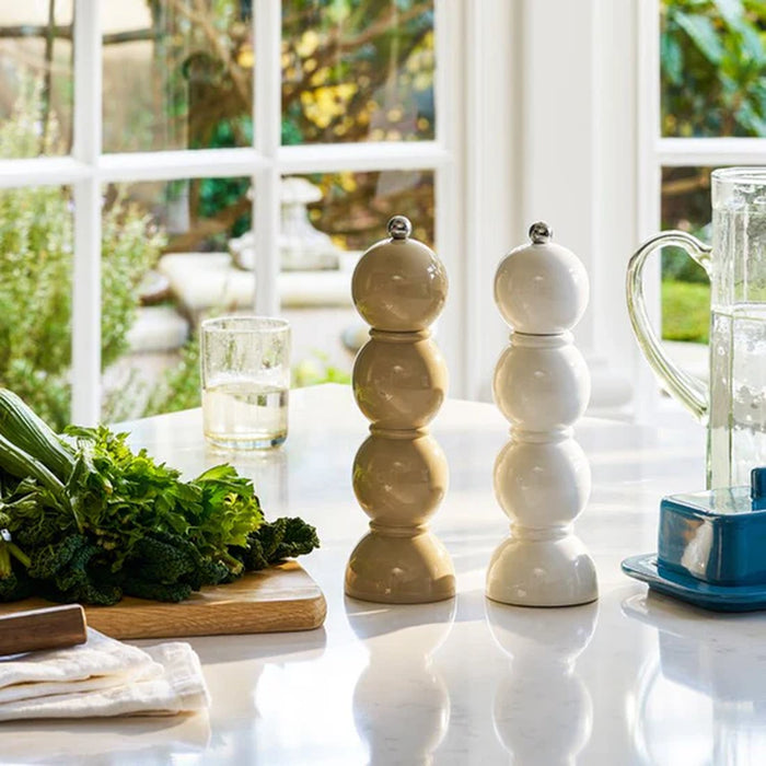 Cappuccino Bobbin Salt Or Pepper Mill