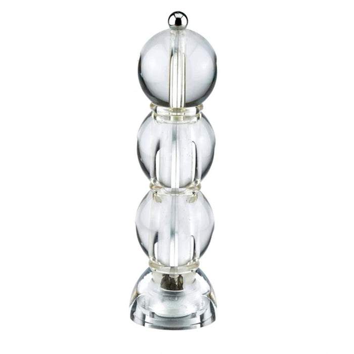 Clear Icy Bobbin Salt Or Pepper Mill - 24cm