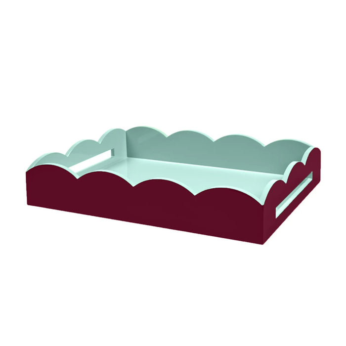 Lacquered Scallop Medium Two-Tone Tray The B Project