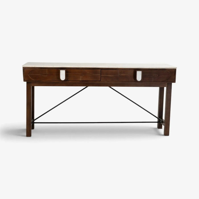 Albon Console Walnut