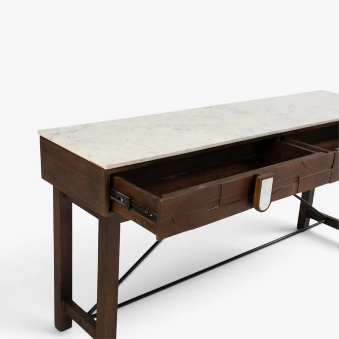 Albon Console Walnut