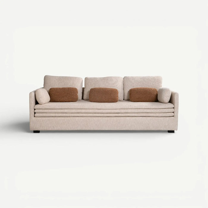 Aliva 3 Seater Sofa Beige