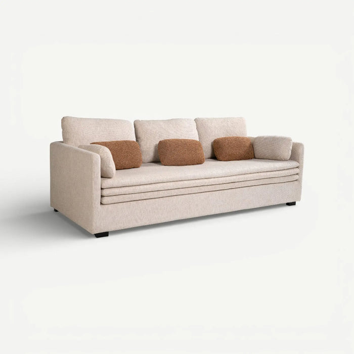Aliva 3 Seater Sofa Beige
