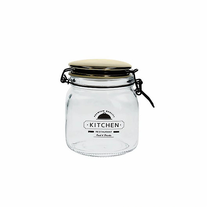 Tognana Airtight Lid Glass Jar Dolce Casa Gold Jam Jar Collection (M / L) W14 x H15 cm