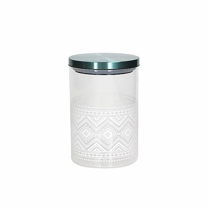 Tognana Food Storage Twist Open High Quality Glass Jar - Kitchen Organizer W10 x H17 cm