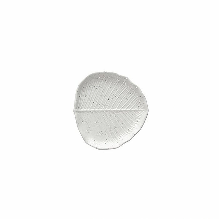 Tognana Leaf Shaped Plate Relief Zelda - White W16 x D14 x H3 cm