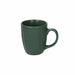 Green mug on a white background