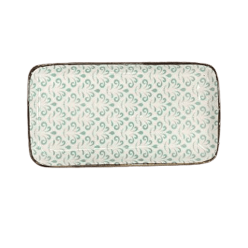Tognana Porcelain Rectangular Serving Dish - Multicolor - Assorted W21 x H11.5 cm Al Jaber