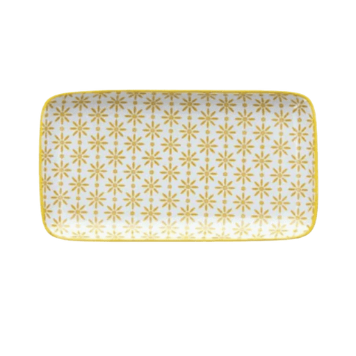 Tognana Porcelain Rectangular Serving Dish - Multicolor - Assorted W21 x H11.5 cm Al Jaber