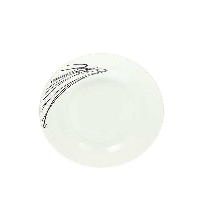 Tognana Porcelain Soup Plate Cm 20 Metropolis Graphic Art W20.5 cm