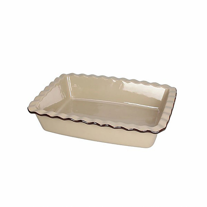 Tognana Rectangular/Square Ceramic Baking Dish - Country Cook Taupe W30 x D22 x H6.2 cm