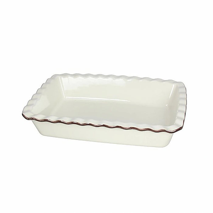 Tognana Rectangular/Square Ceramic Baking Dish - Country Cook Cream W33 x D23 x H6.2 cm