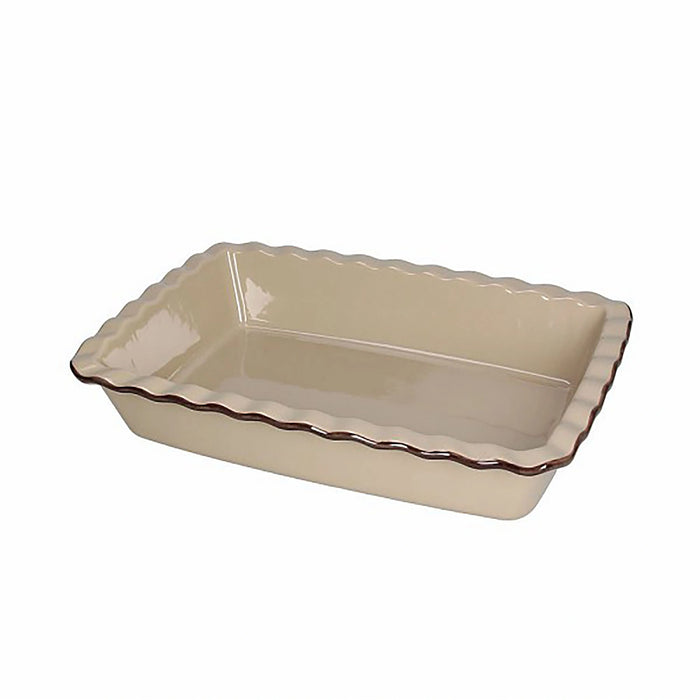 Tognana Rectangular/Square Ceramic Baking Dish - Country Cook Taupe W33 x D23 x H6.2 cm