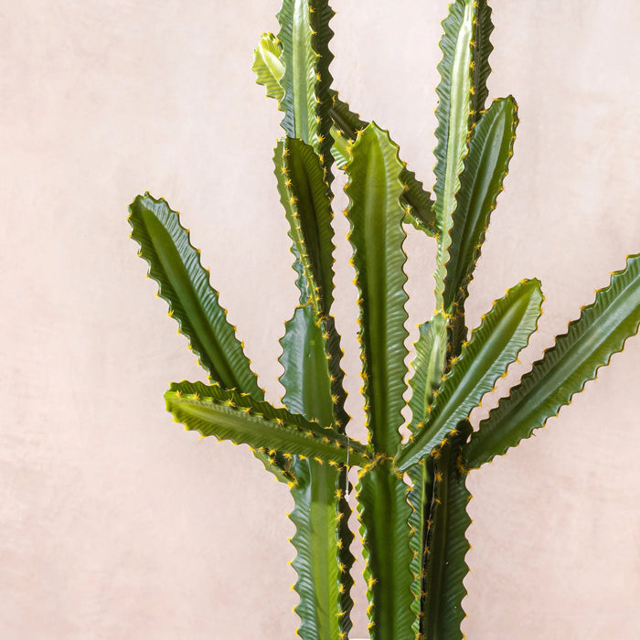 Artificial Euphorbia Cactus 110cm (W/O pot)