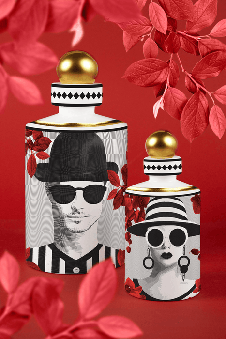 Bottle With Sphere - Magnum Mrs. White / Mr. Black - Gli inseparabili