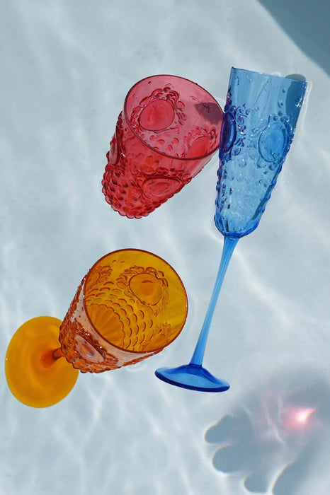Set 6 Acrylic Water Glasses - Baroque & Rock