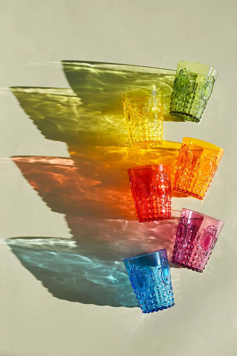 Set 6 Acrylic Water Glasses - Baroque & Rock