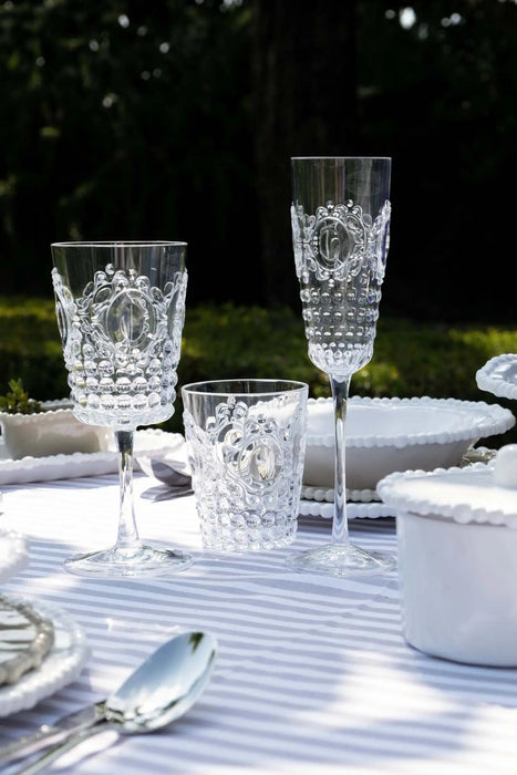 Set of 6 Acrylic Wine Glass - Baroque & Rock