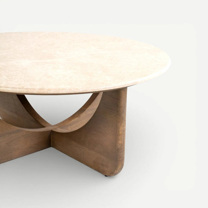 Araceli Marble Coffee Table Beige