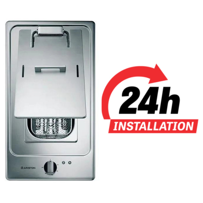 Ariston 30cm Fryer | Built In Electric Hob | Silver Color | DKFIX