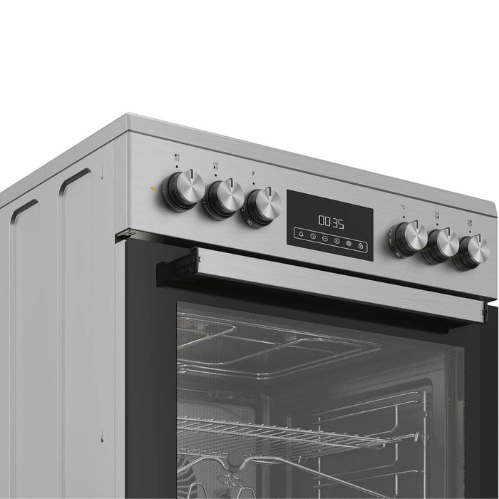 Ariston 60cm Electric Cooker | Built-In Electric Grill | Touch Control | 6 Functions | Steam Cleaning | ARR6EV520205XME