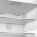 Under-cabinet lighting fixture with a brand logo in a kitchen setting