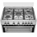 Ariston 90CM Gas Cooker | 5 Burners | Fan-Assisted Oven | Self-Cleaning | Auto Ignition | Safety Valve | Cast Iron Support | ARR9GGF22125XME EROS