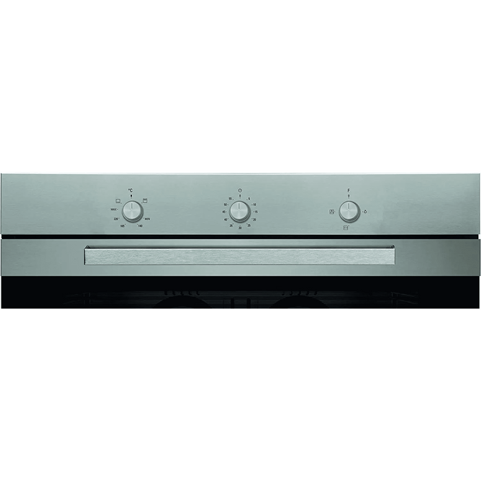 Ariston Built In 90cm Full Gas Oven | Mechanical Controls | Conventional Functions | Safety | Glass Ventilated Door With Interior Light | Integrated Cleaning System | Made Turkey | Inox GGSM53IXA30