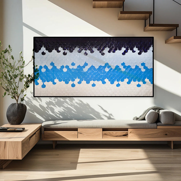 Cerulean | 3D TeGreen Gold | Handmade Paintingtured | Handmade Painting