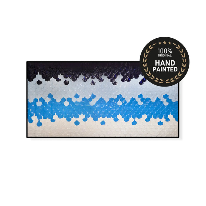 Cerulean | 3D TeGreen Gold | Handmade Paintingtured | Handmade Painting