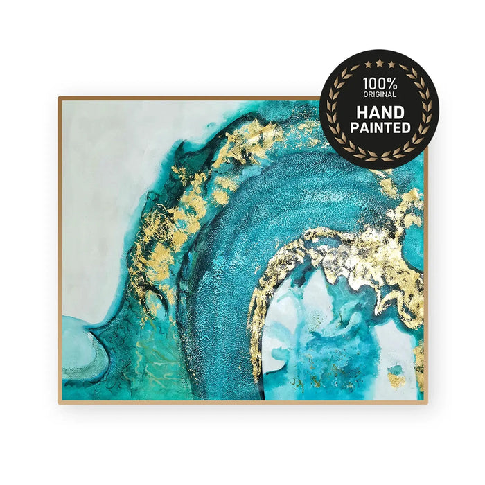 Green Gold | Handmade Painting