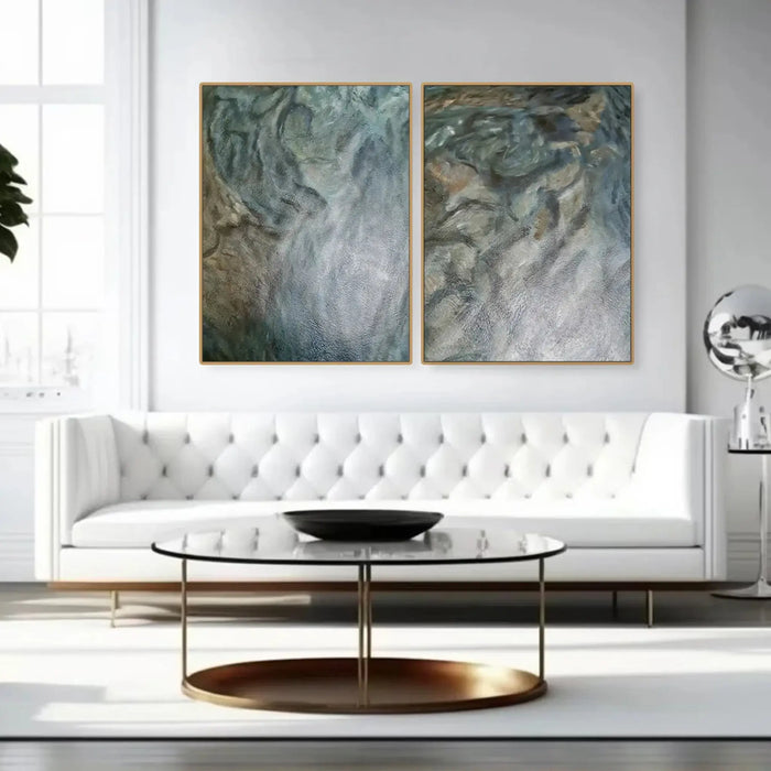 Washed Out – Handmade Canvas Paintings UAE | Set of 2
