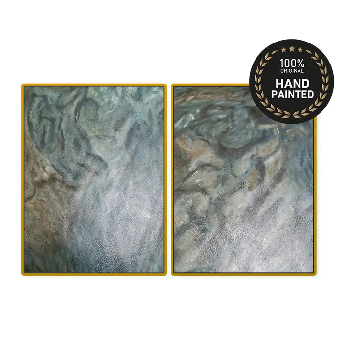 Washed Out – Handmade Canvas Paintings UAE | Set of 2