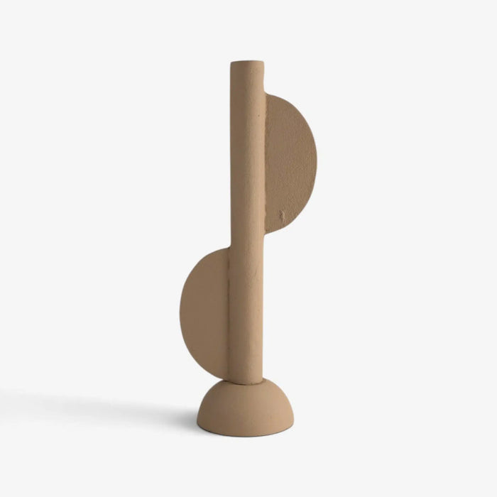 Azlan Taper Candle Holder - Taupe