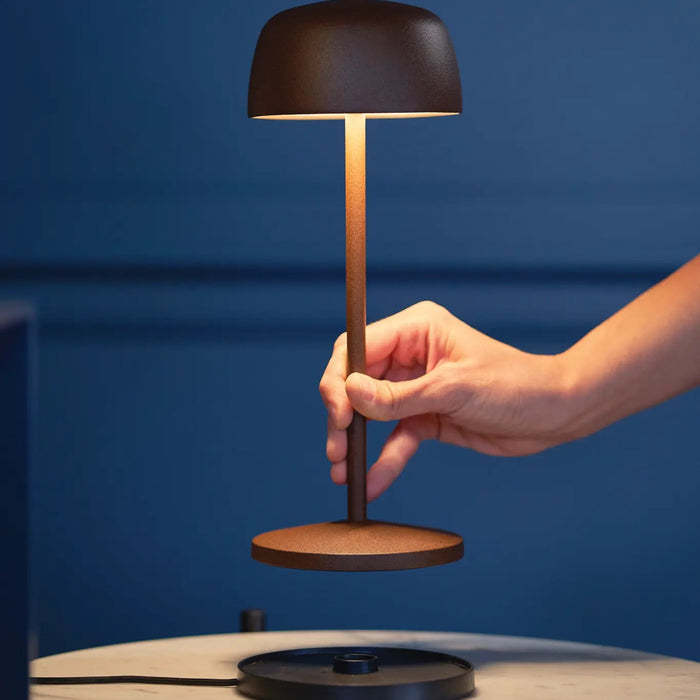 Circe Pro Table Lamp Ø.110X300Mm. Painted Corten 2,2W Led 133/154Lm. No Plug
