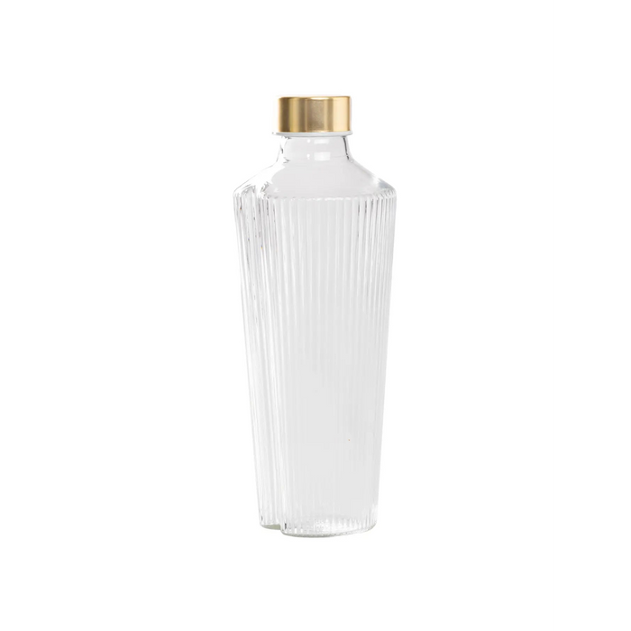 Handy Bottle Clear Ø.96x245mm. CL.90 - TAPPO ARGENTO/ORO