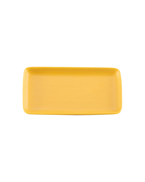 LEVANTE Dessert Plate Ochre 130x339mm - Set of 2