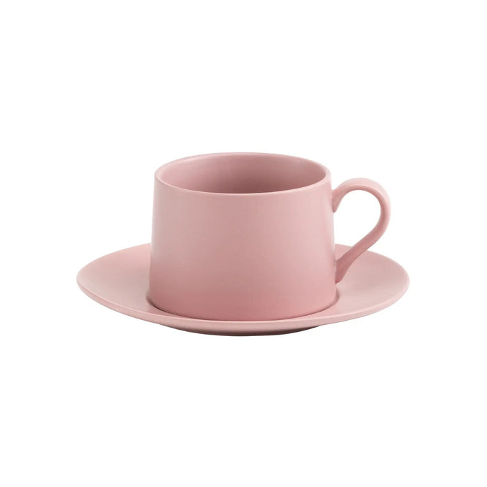 LEVANTE Tea Cup Ø.106x75mm.  43,5 CL. Saucer Ø.122mm. Antique Rose - Set of 2