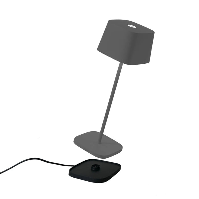 Ofelia Pro Table Lamp 100X100X290Mm. Painted Dark Grey 2,2W Led 131-150Lm. No Plug
