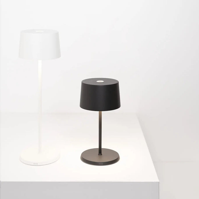 Olivia Pro Mini Table Lamp Ø.110X220Mm. Matt Dark Grey 2,2W Led 130-150Lm. No Plug